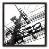 Quadro Decorativo - Poste - 70cm x 70cm - 029qnudp - Allodi