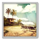 Quadro Decorativo - Praia - 50cm x 50cm - 075qnpcb - Allodi