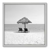 Quadro Decorativo - Praia - 70cm x 70cm - 047qnpdb - Allodi