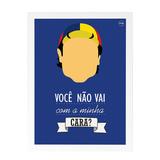 Quadro Decorativo Quico - Turma do Chaves 33x45cm - Cantaki