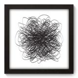 Quadro Decorativo - Rabiscos - 22cm x 22cm - 098qnaap - Allodi