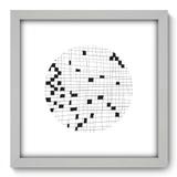 Quadro Decorativo - Rabiscos - 33cm x 33cm - 182qnabb - Allodi