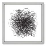 Quadro Decorativo - Rabiscos - 50cm x 50cm - 098qnacb - Allodi