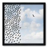 Quadro Decorativo - Revoada - 50cm x 50cm - 033qndcp - Allodi