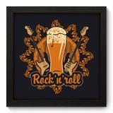 Quadro Decorativo - Rock - 22cm x 22cm - 047qddp - Allodi