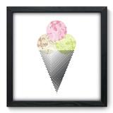 Quadro Decorativo - Sorvete - 33cm x 33cm - 161qnabp - Allodi