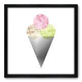 Quadro Decorativo - Sorvete - 50cm x 50cm - 161qnacp - Allodi