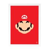 Quadro Decorativo Super Mário Brother 24x33cm - Cantaki