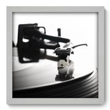 Quadro Decorativo - Toca Discos - 33cm x 33cm - 001qngbb - Allodi