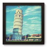 Quadro Decorativo - Torre de Pisa - 22cm x 22cm - 004qnmap - Allodi