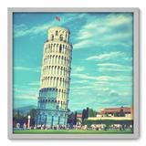 Quadro Decorativo - Torre de Pisa - 70cm x 70cm - 004qnmdb - Allodi