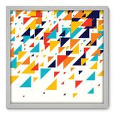 Quadro Decorativo - Triângulos - 50cm x 50cm - 097qnacb - Allodi