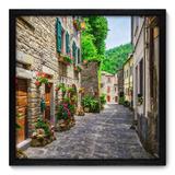 Quadro Decorativo - Vilarejo - 50cm x 50cm - 132qnpcp - Allodi