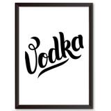 Quadro Decorativo - Vodka - 34x24cm - Cool art