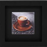 Quadro Decorativo Xícara com Café 30x30cm - Decore pronto