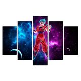 Quadro Dragon Ball goku em mdf - Rcs decorações