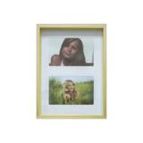 Quadro em Madeira com Moldura para Fotos Color Wood 20x30cm Amarelo - Kapos