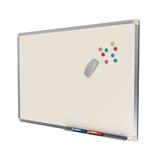Quadro Escolar Moldura Alumínio Porcelana 250x124 Cm Prime Stalo