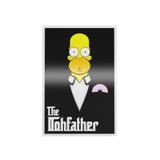 Quadro Homer - The Dohfather- Tommy Design