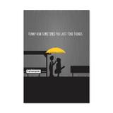 QUADRO HOW I MET YOUR MOTHER - TAMANHO A4 - Placa Decorativa - MDF - Pôster no quadro