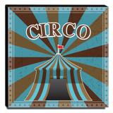 Quadro Infantil Circo Canvas 30x30cm-INF363 - Lubrano decor