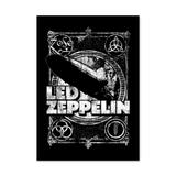 QUADRO LED ZEPPELIN - TAMANHO A2 - Placa Decorativa - MDF - Pôster no quadro