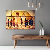 Quadro Logo Administração De Empresas E A Organização Empresarial Tela 120x80cm - Bimper