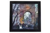 Quadro Madeira 30x40 Paisagem Vintage Estampas Sortidas - Libardi