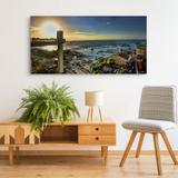 Quadro Moderno Paisagem Salvador Elevador Lacerda Para Sala Quarto - Tela Grande - Bimper