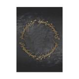 QUADRO O SENHOR DOS ANÉIS - TAMANHO A3 - Placa Decorativa - MDF - Pôster no quadro