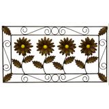 Quadro para Cozinha Rustico com Flores de Ferro Decorativo - Libertas rosas artesanato