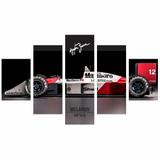 Quadro Para Decoração Ayrton Senna 200x10cm - Quadros mais