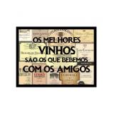 Quadro Porta Rolhas de Vinho - Tna decor