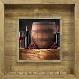Quadro Porta Rolhas de Vinhos 60x60cm - Decore pronto