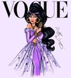Quadro Princesas Vogue 40 x 60 cm - Soluza
