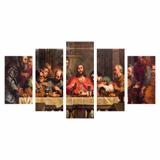 Quadro Santa Ceia Tela Canvas Cozinha Sala Jantar 114x65 - Quadros mais