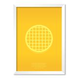 QUADRO STRANGER THINGS - TAMANHO A2 - Moldura Branca Sem Acrílico - Pôster no quadro