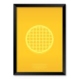 QUADRO STRANGER THINGS - TAMANHO A2 - Moldura Preta Sem Acrílico - Pôster no quadro