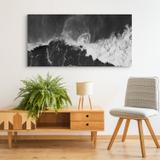 Quadro Surfista Onda Grande Praia Mar Moderno Pra Sala Quarto Tela Grande 120x60 - Bimper
