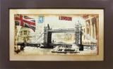 Quadro Tela Decorativa com Moldura London 160x100cm - Decore pronto