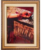 Quadro tradicional das mãos ensanguentadas de jesus - Armazem