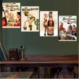 Quadros Decorativos Bebidas Bar Mulheres Para Interiores - Quadros mais