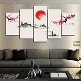 Quadros Decorativos Japão 63x130mt em Tecido - Wall frame