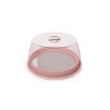 Queijeira Porta Frios com Tampa Acrílico Rosa - Uz
