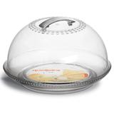 Queijeira - Porta Queijo - Queijeira Transparente em Plastico 22cm