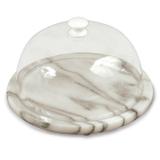 Quejeira de Marmore Com Tampa Plastica 19 CM - Lojas carol hu
