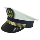Quepe Militar Marinha Brasileira Branco com Azul - San doná
