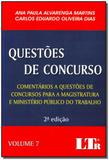 Questoes do concurso: comentarios a questoes de co - Ltr