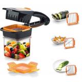 Quick Nicer Dicer Cortador Multi Fatiador 5 em 1 Plus de Legumes Frutas Verduras - Dc importação