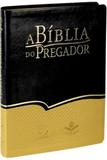RA085BPREEE - A Bíblia do Pregador - Luxo - Grande - Preta e Dourada - Editora esperança